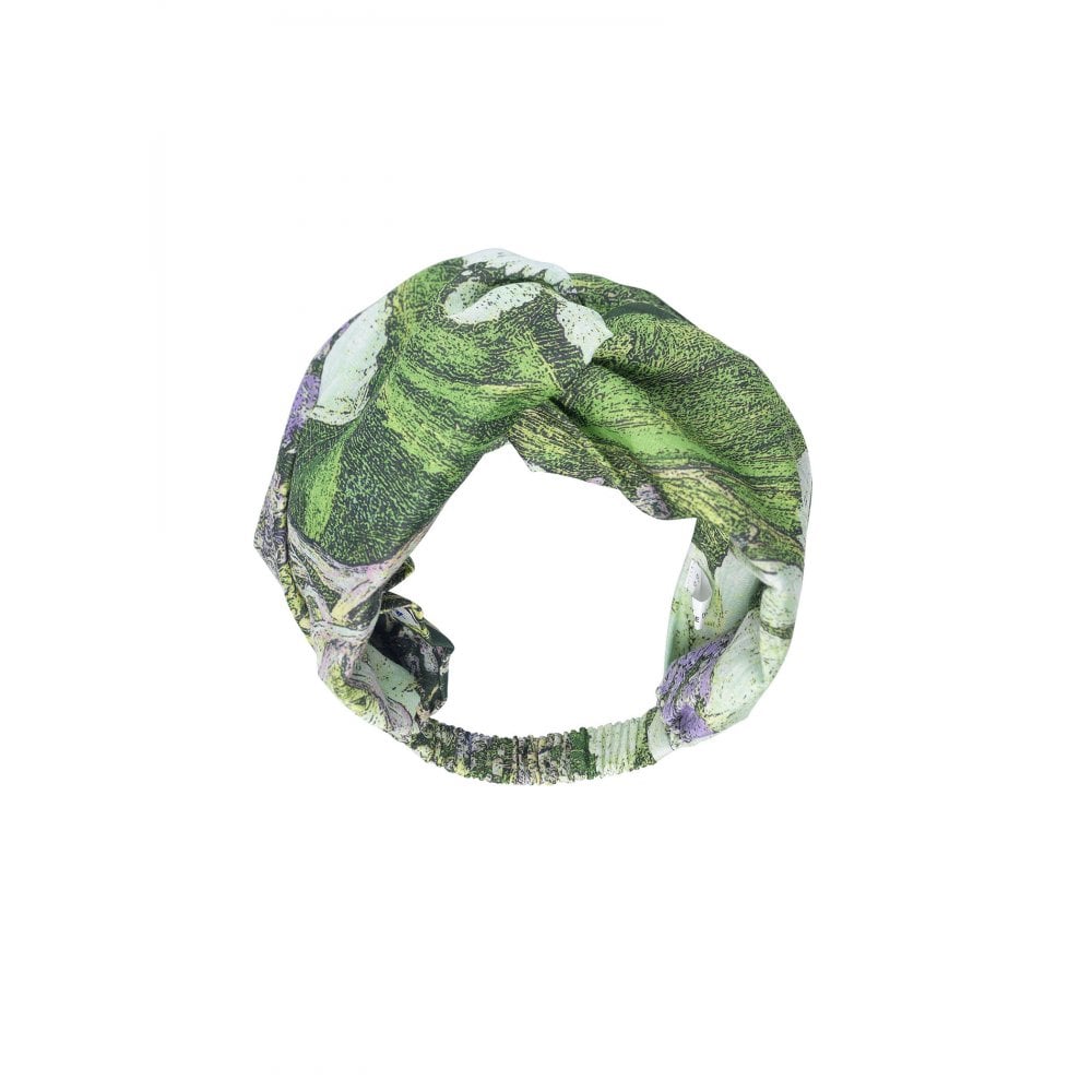 A plain product shot of One Hundred Stars Marianne North Hydrangea Headband. 