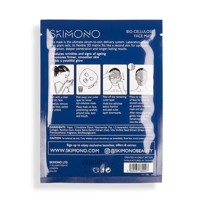 The back of the packaging of Skimono&