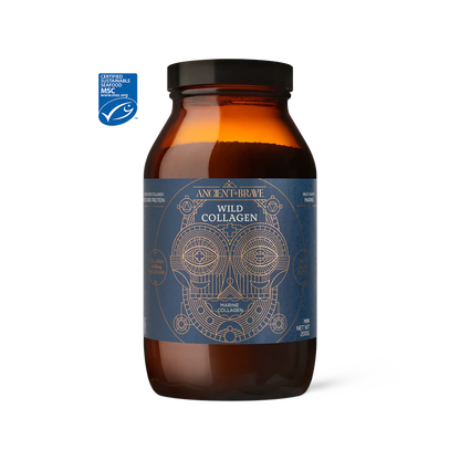 Brown bottle labeled &